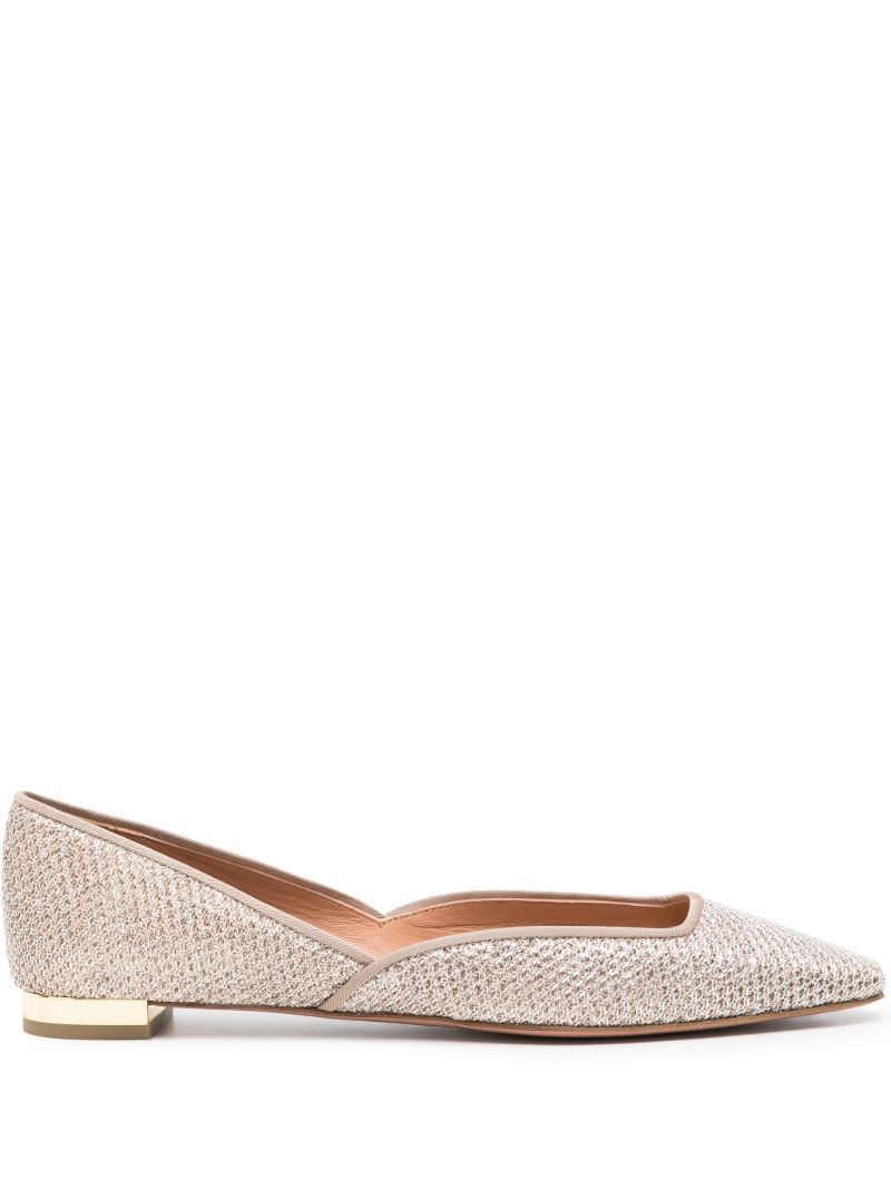 Gold Maia Metallic Ballerina Flats