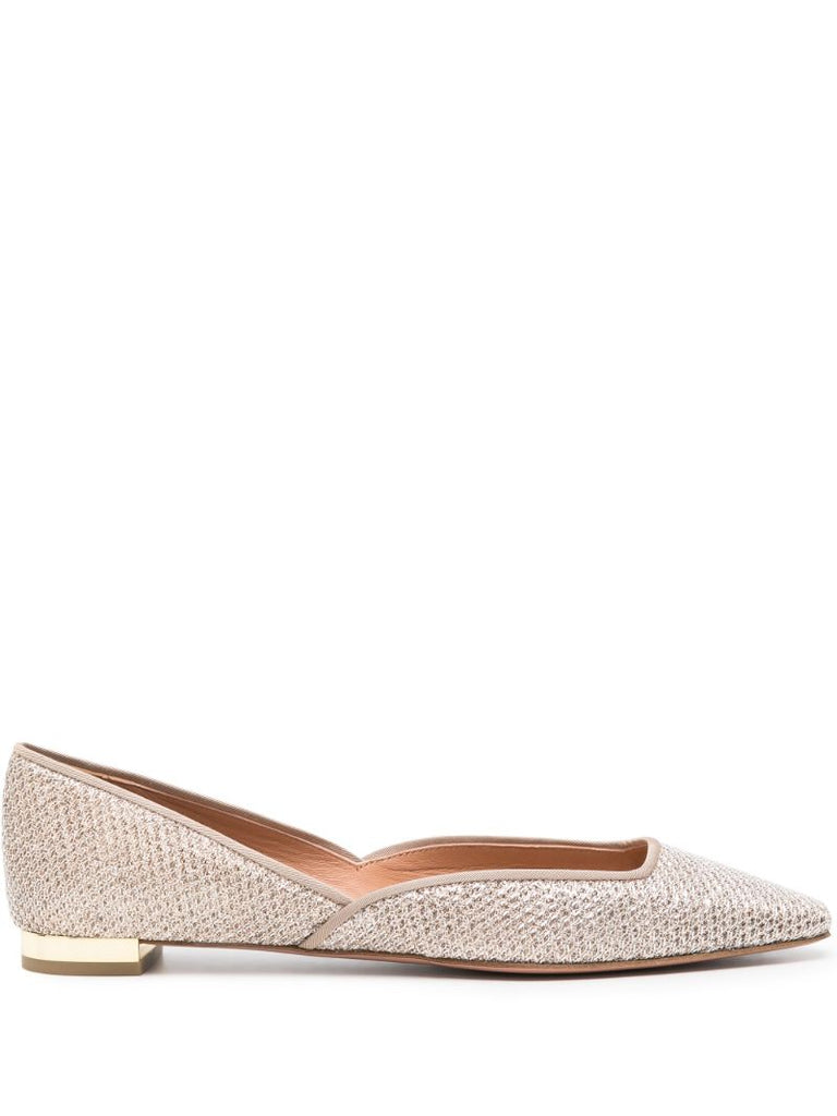 Gold Maia Metallic Ballerina Flats