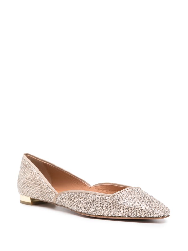 Gold Maia Metallic Ballerina Flats