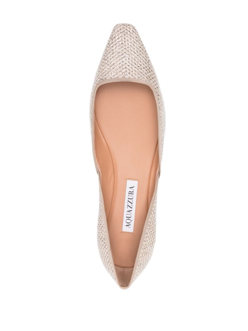 Gold Maia Metallic Ballerina Flats