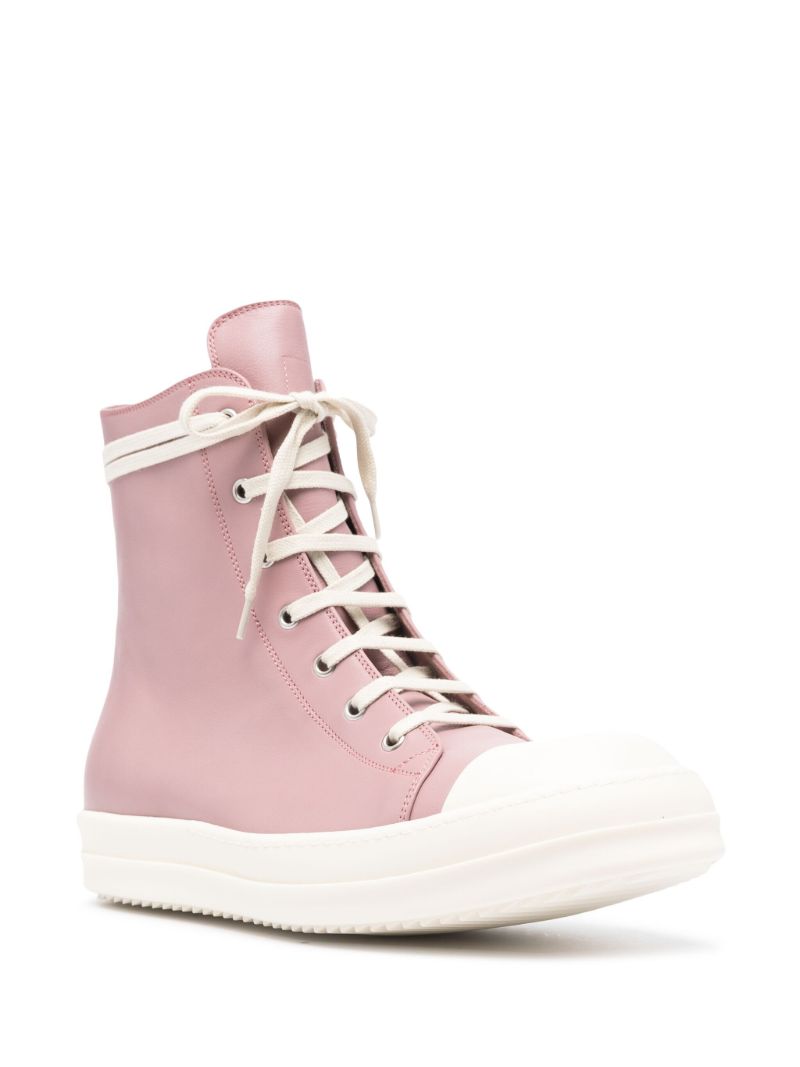 Pink Lido High Top Sneakers