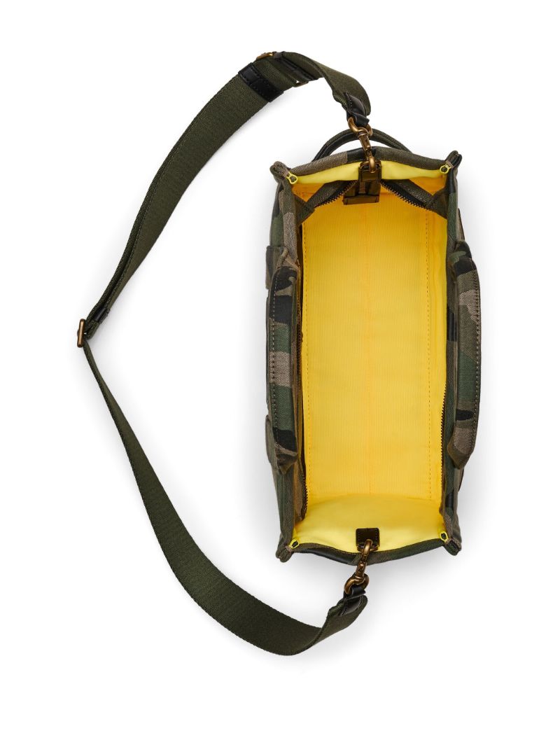 Green the Camo Jacquard Medium Tote Bag