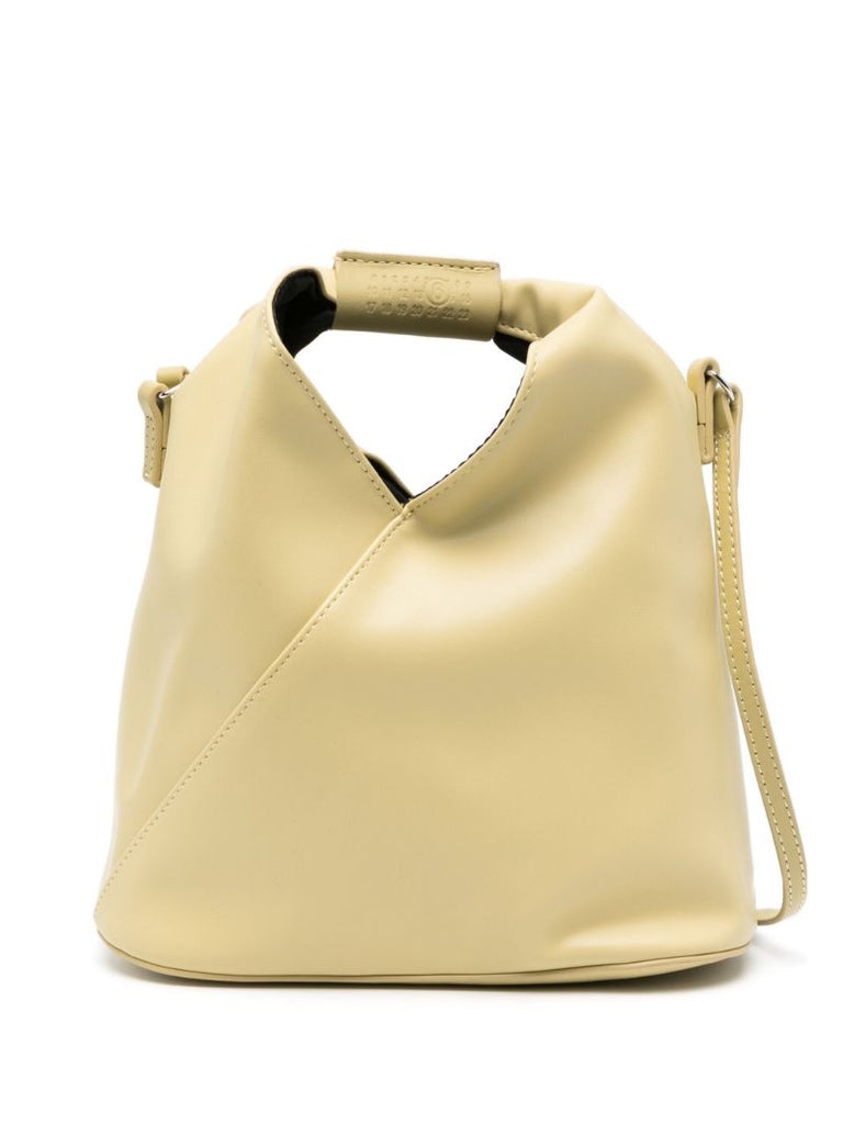 Yellow Faux-leather Tote Bag