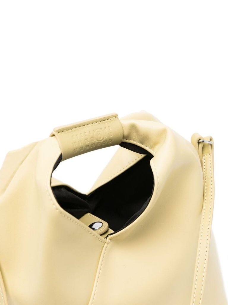 Yellow Faux-leather Tote Bag