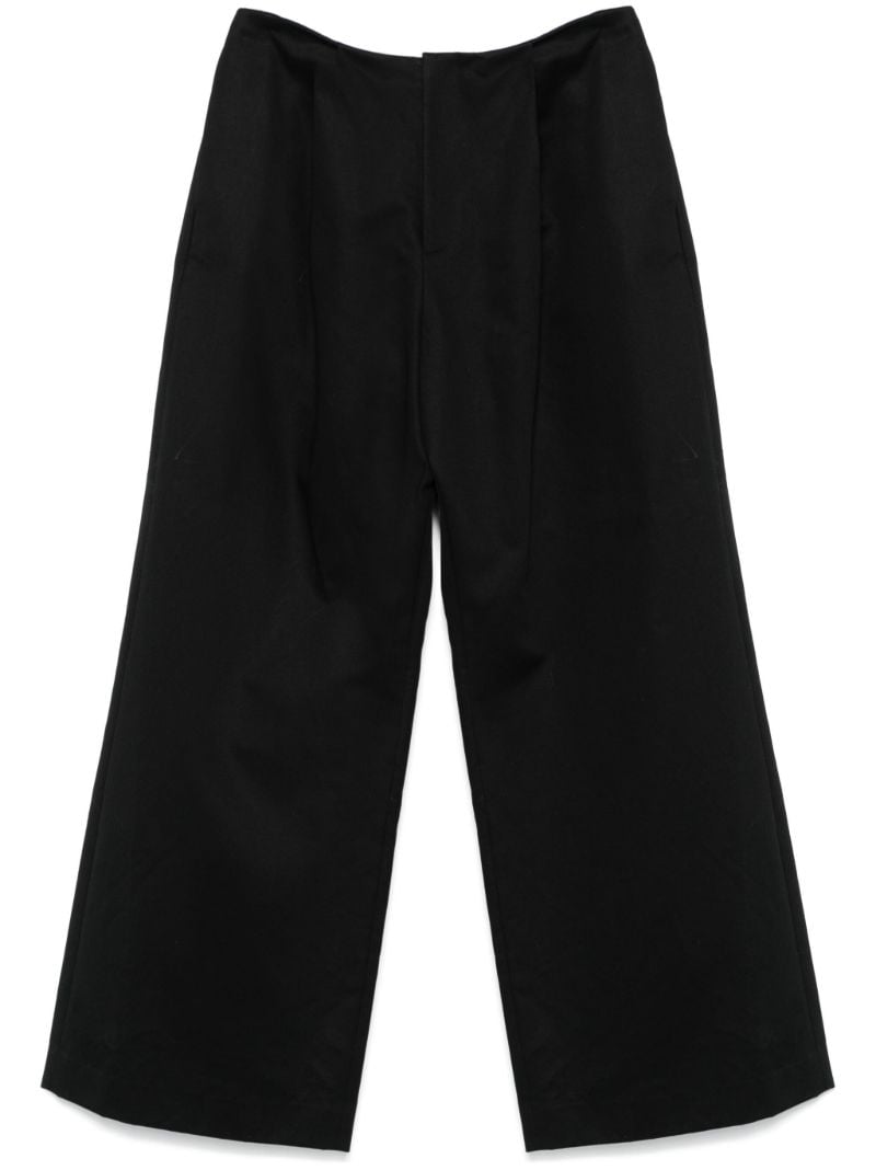 Pleated Wool Trousers