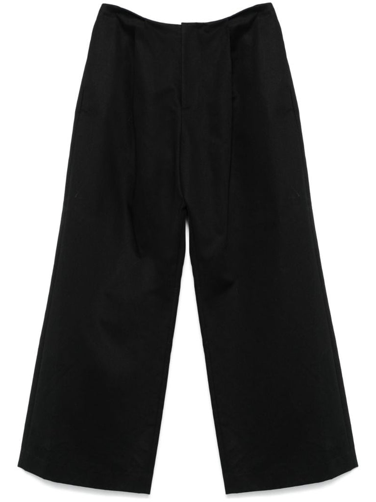 Pleated Wool Trousers