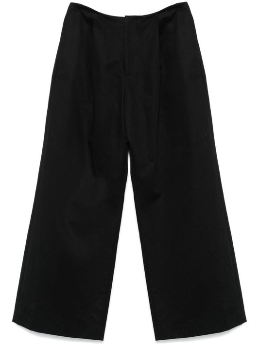 Pleated Wool Trousers