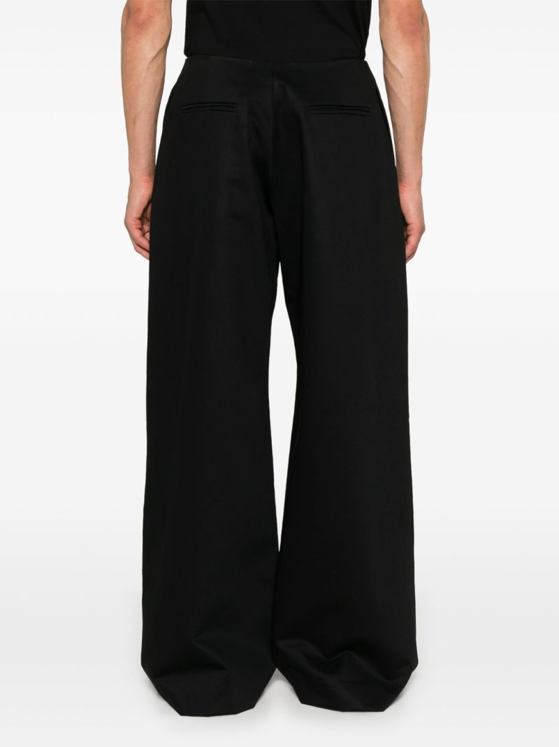 Pleated Wool Trousers