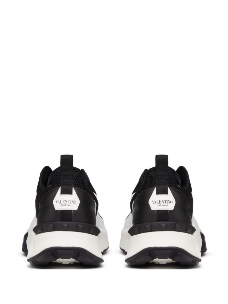 Black True Act Panelled Sneakers
