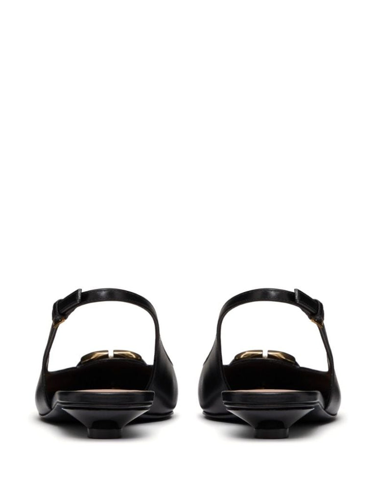 Black the Bold Edition Vlogo Ballet Pumps