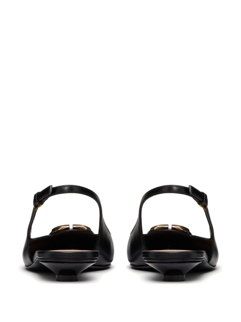 Black the Bold Edition Vlogo Ballet Pumps
