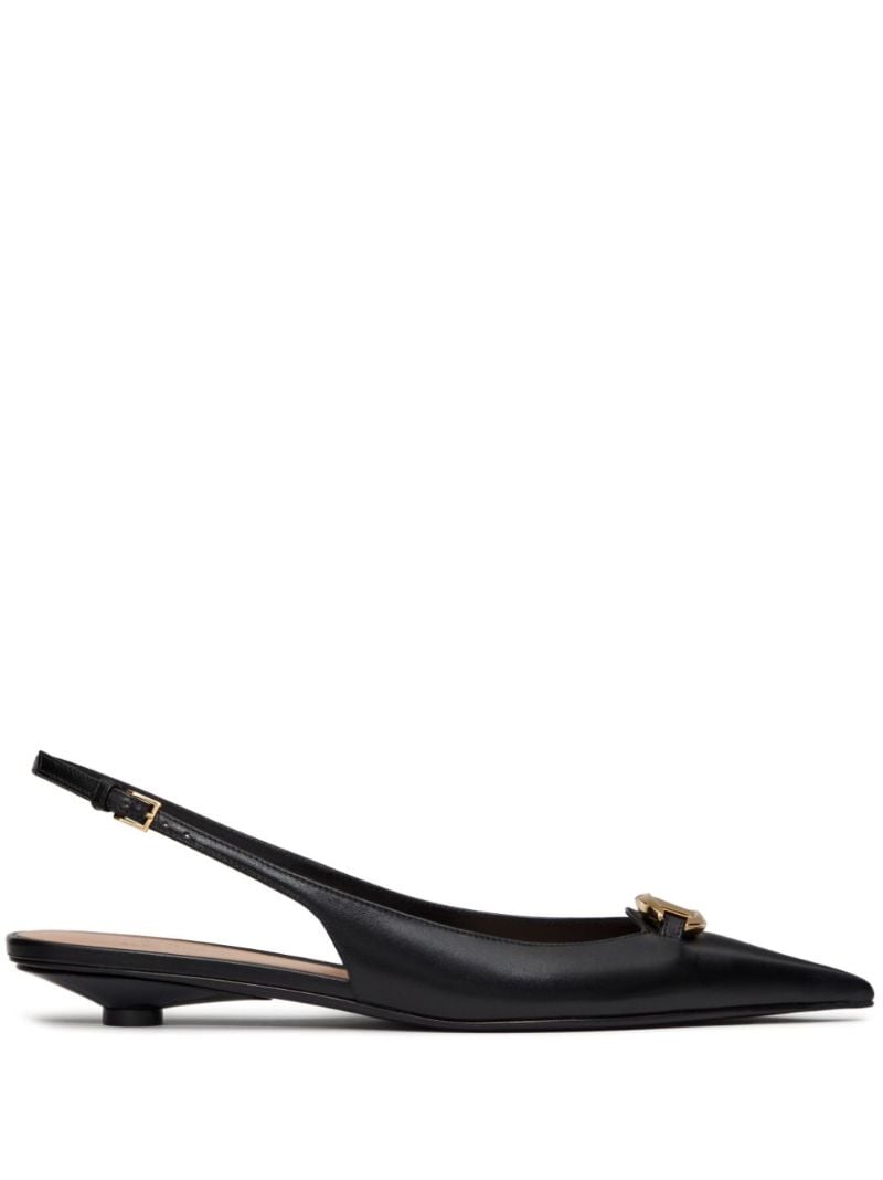 Black the Bold Edition Vlogo Ballet Pumps