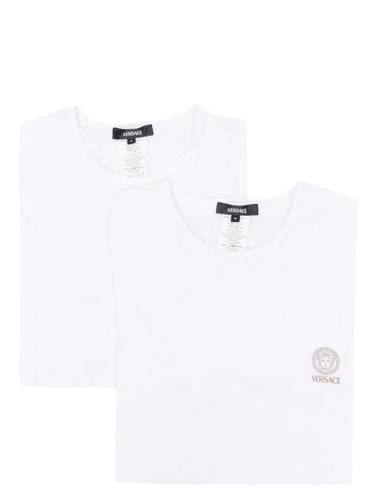 White Medusa Cotton T-shirts Set