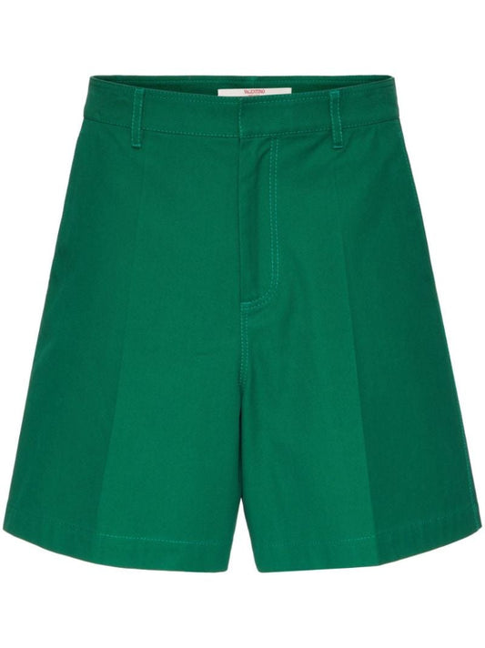 Green Vlogo Bermuda Shorts