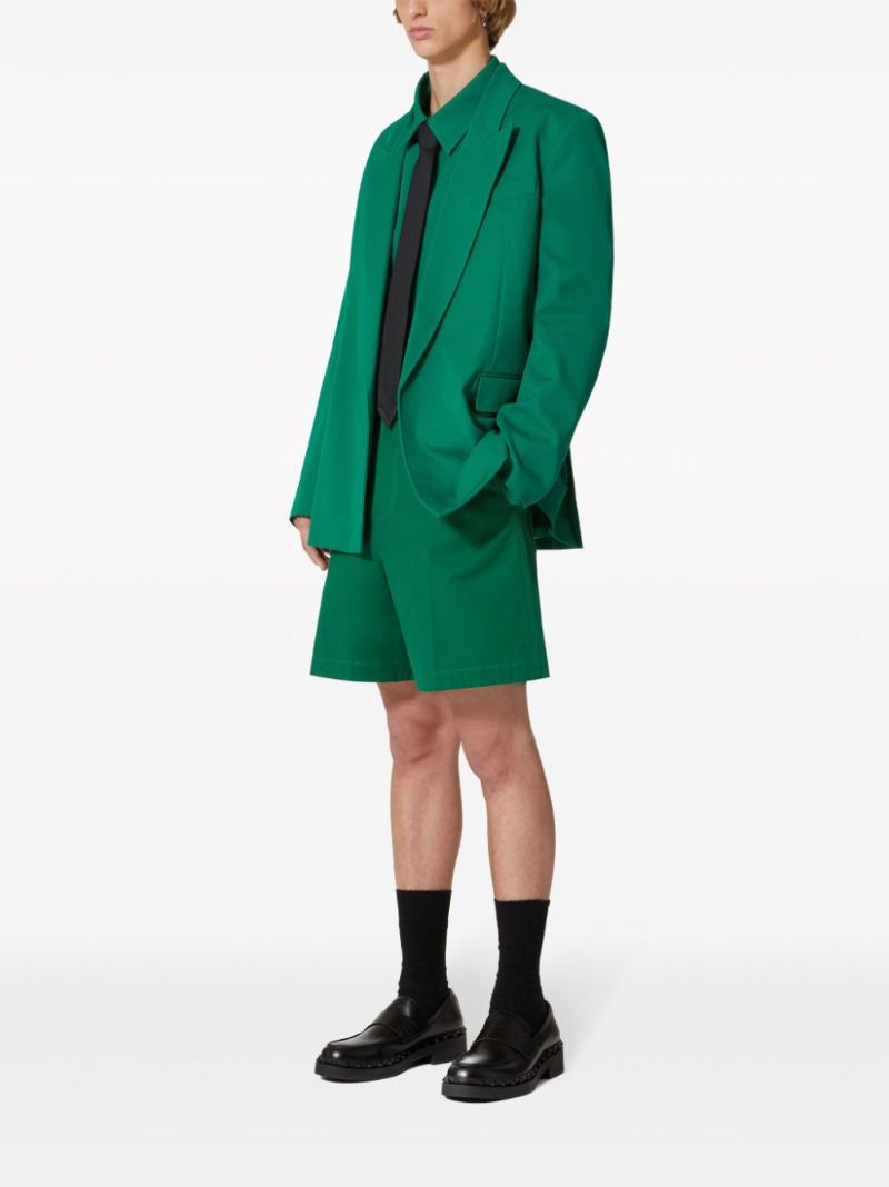 Green Vlogo Bermuda Shorts