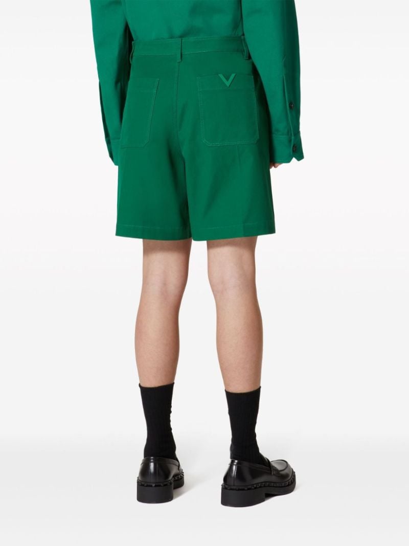Green Vlogo Bermuda Shorts
