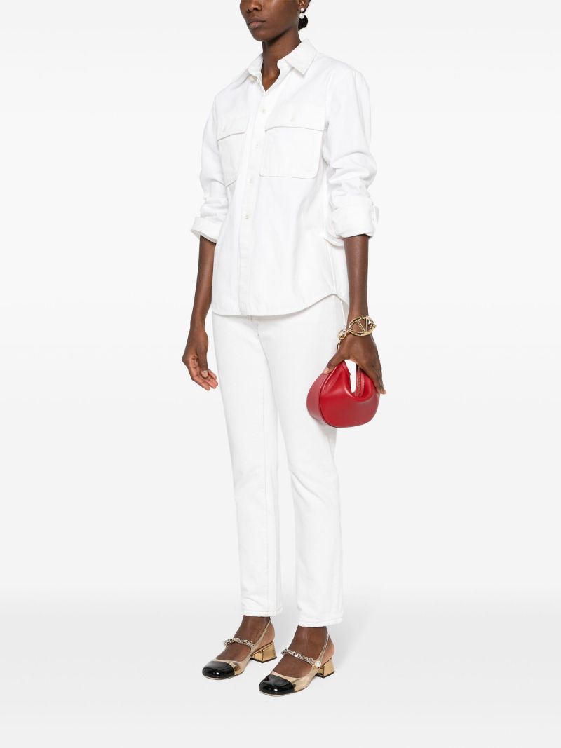 Red Vlogo Moon Shoulder Bag