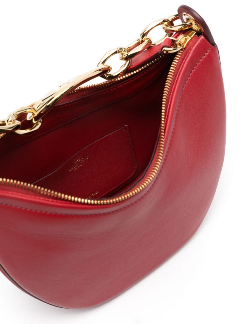 Red Vlogo Moon Shoulder Bag