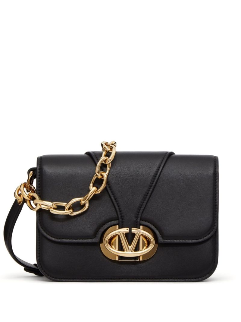 Black Vlogo Moon Crossbody Bag