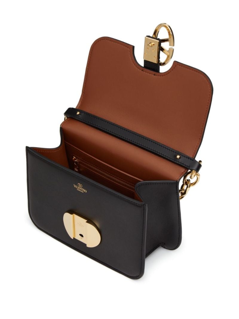 Black Vlogo Moon Crossbody Bag