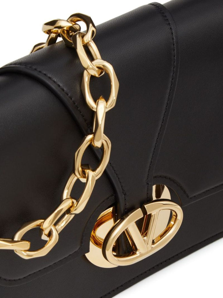 Black Vlogo Moon Crossbody Bag