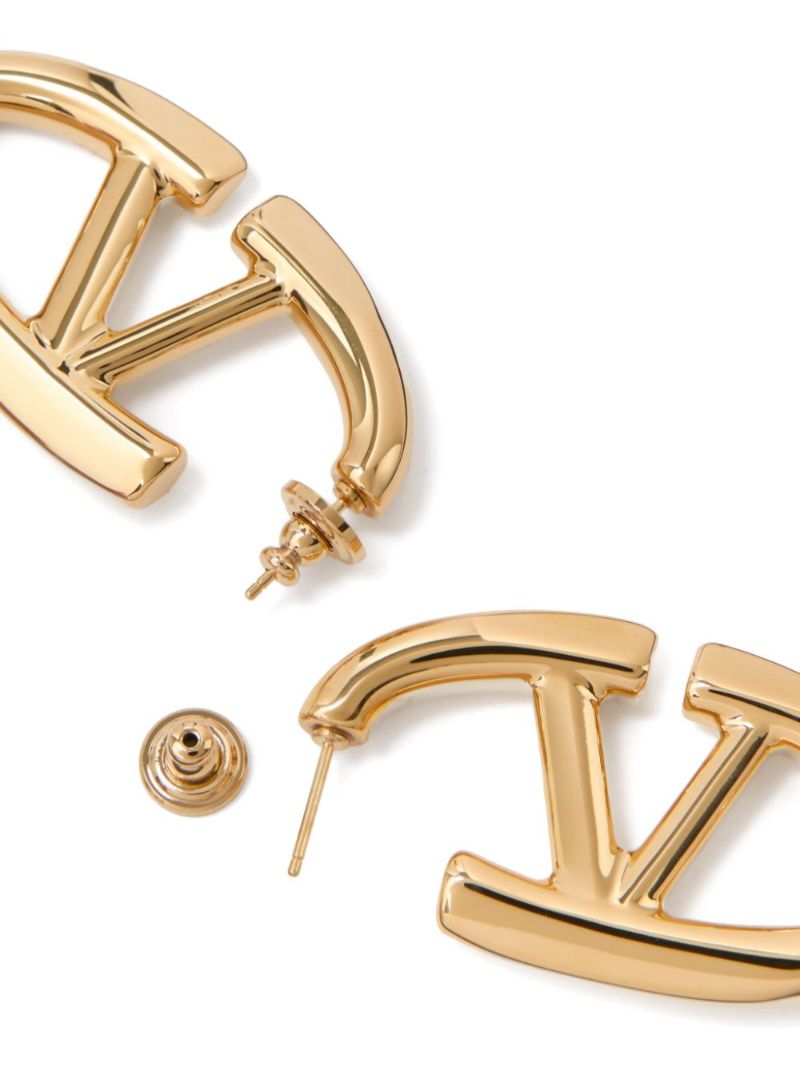 Gold-tone Vlogo the Bold Edition Earrings