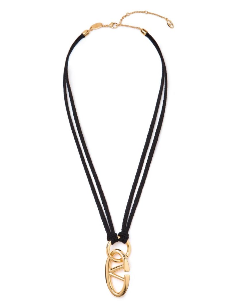 Gold-tone Bold Vlogo Necklace