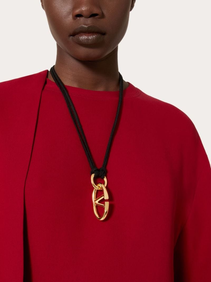 Gold-tone Bold Vlogo Necklace