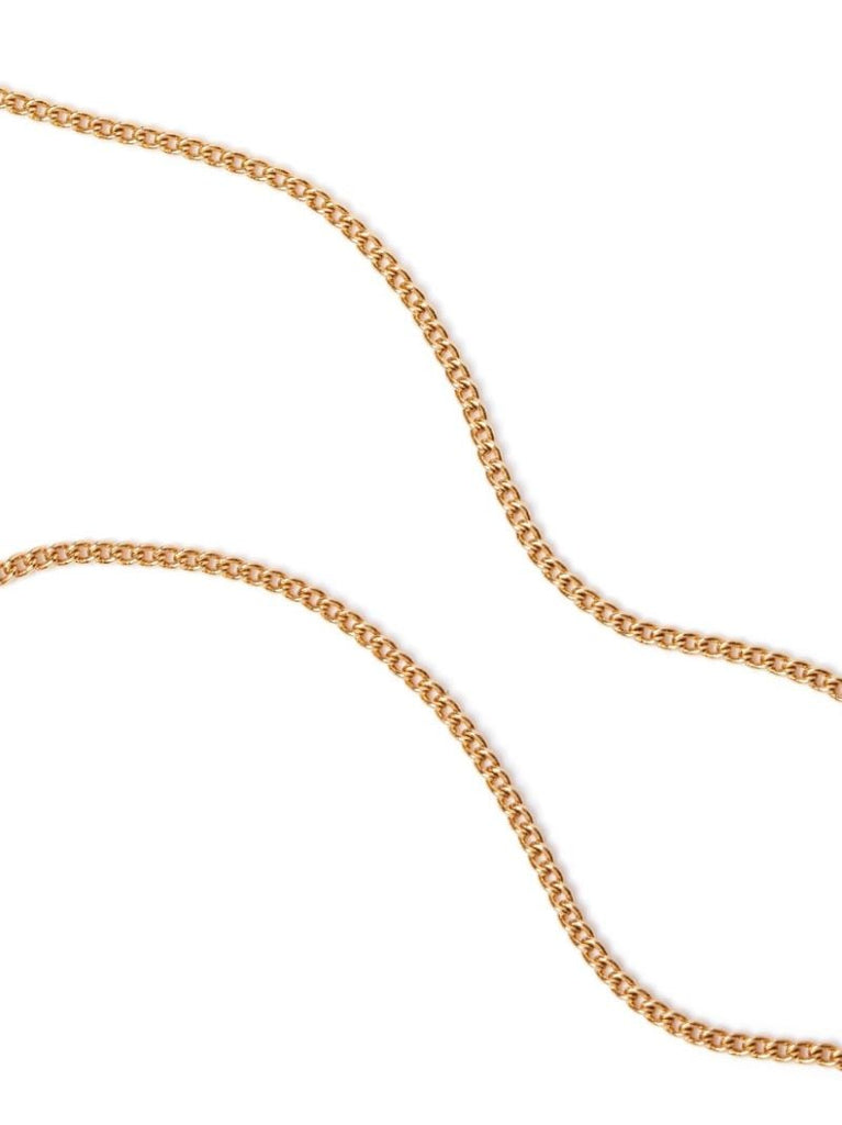 Gold-tone Vlogo Chain Necklace