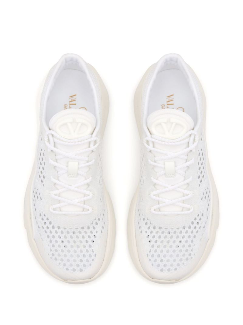 White True Actress Chunky Sneakers
