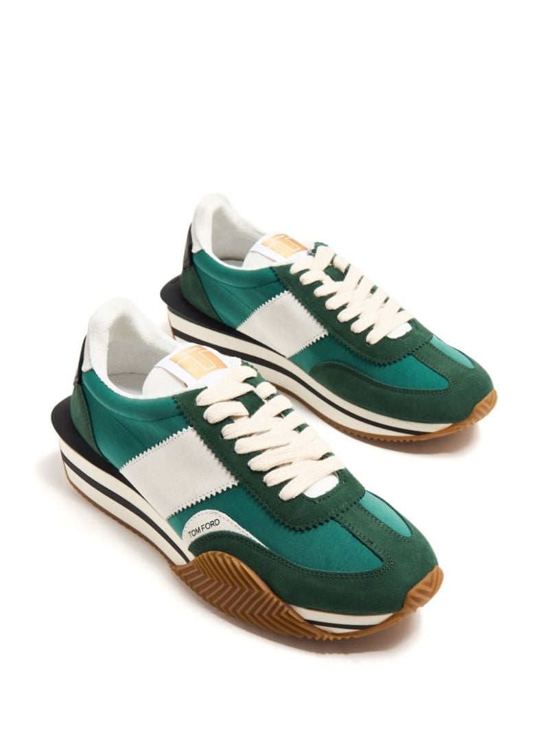 White James Panelled Sneakers