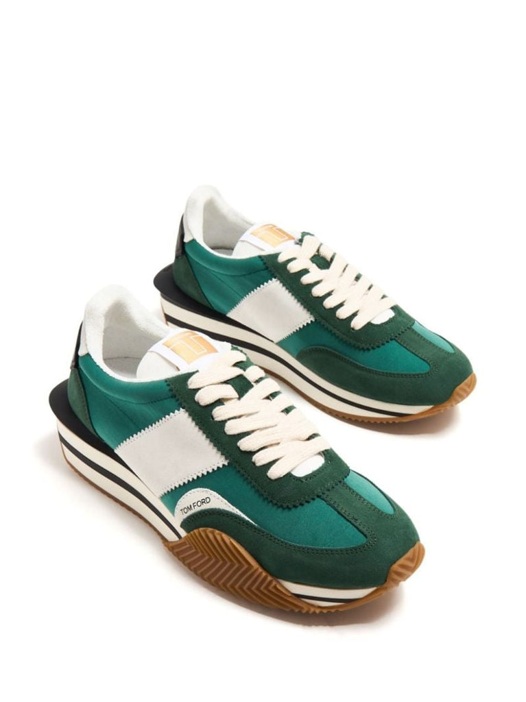 White James Panelled Sneakers