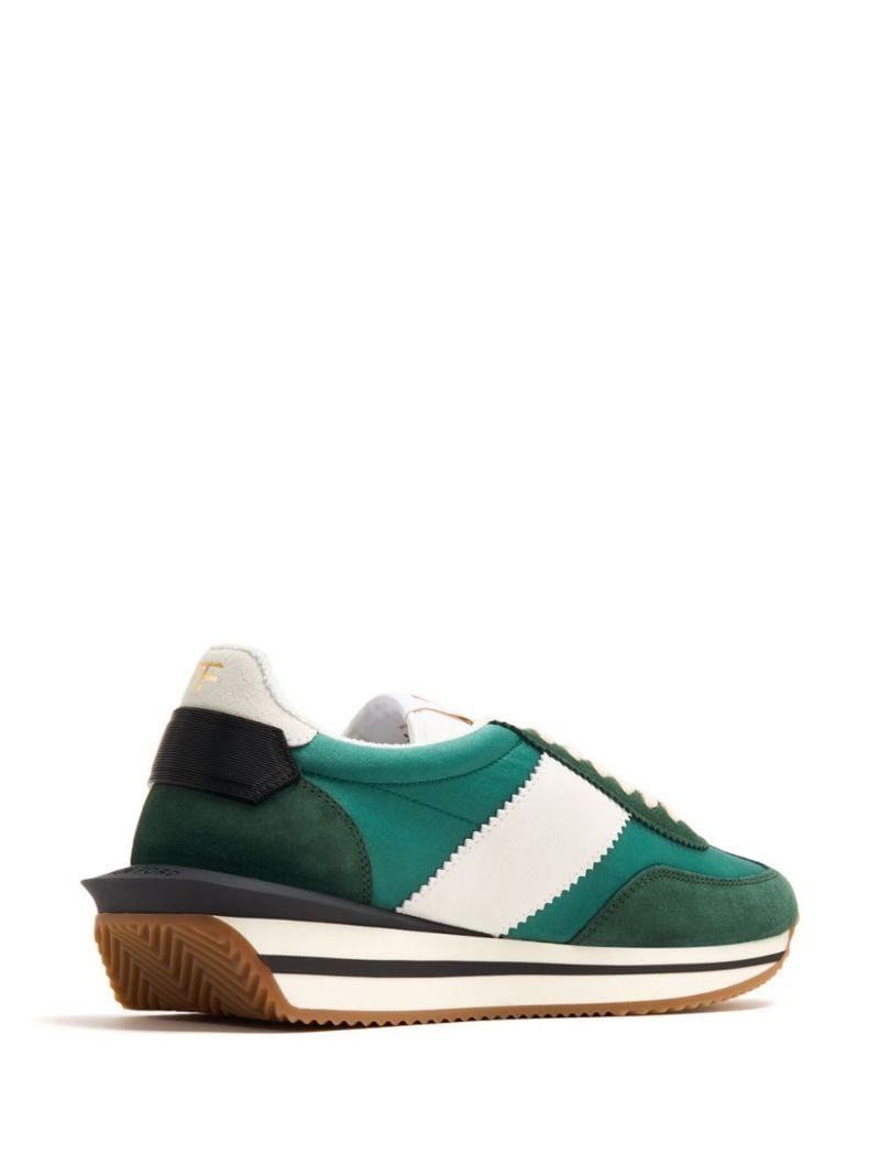 White James Panelled Sneakers