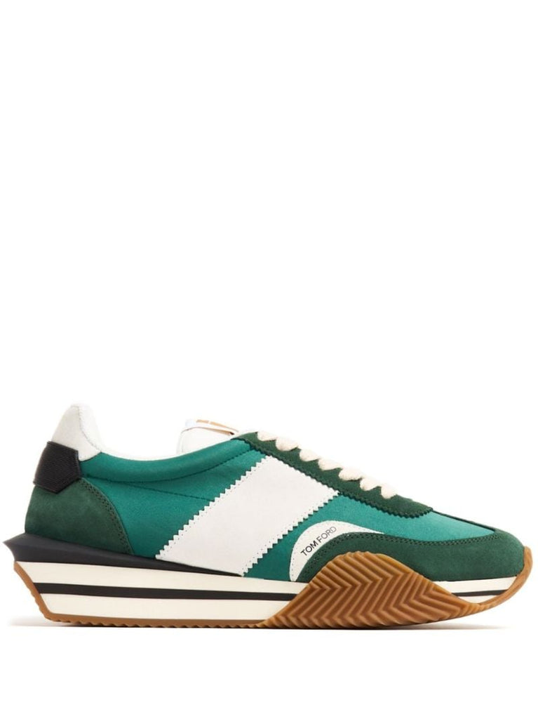 White James Panelled Sneakers