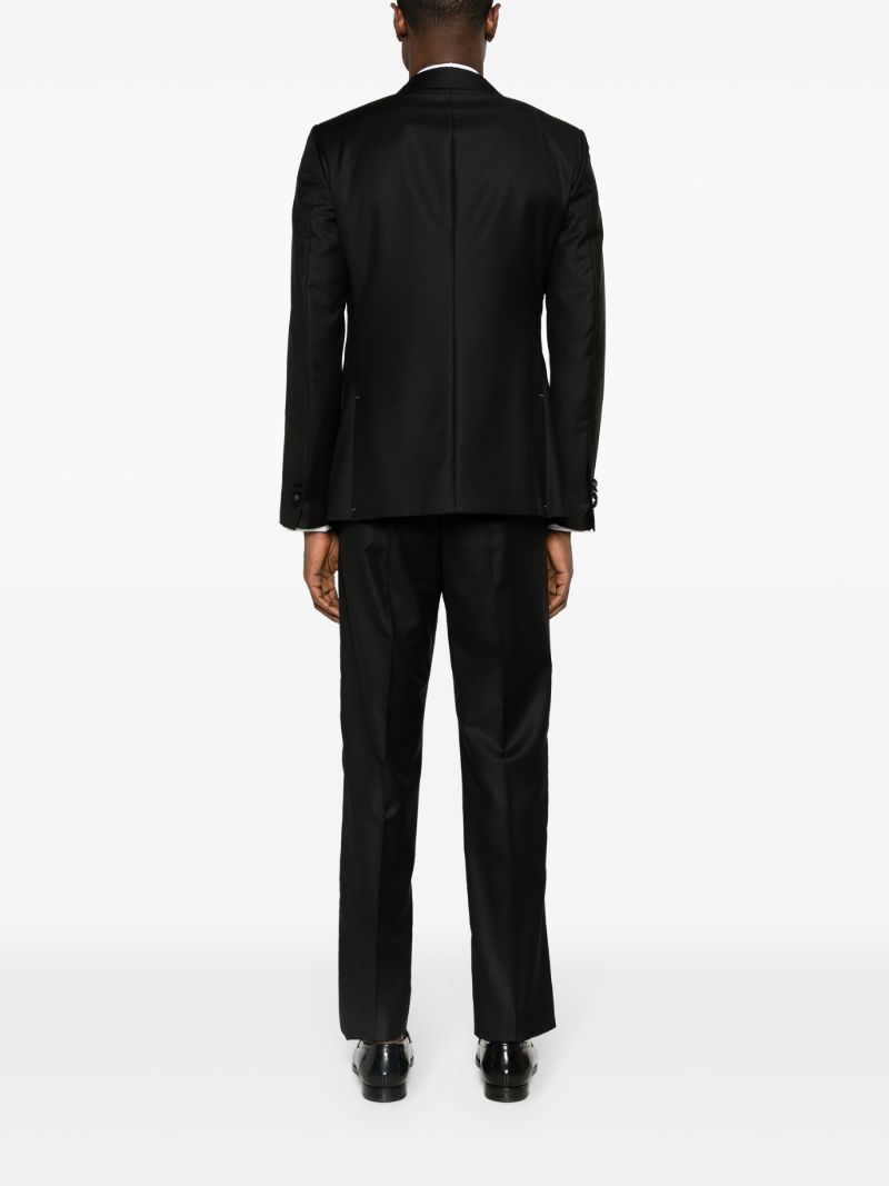 Black Single-breasted Wool Tuxedo