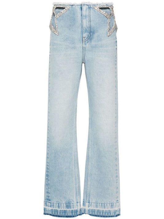 Blue Star Cut-out Jeans