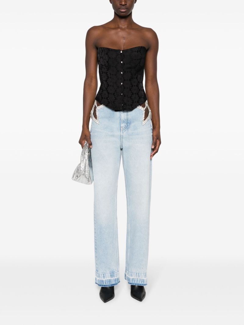Blue Star Cut-out Jeans