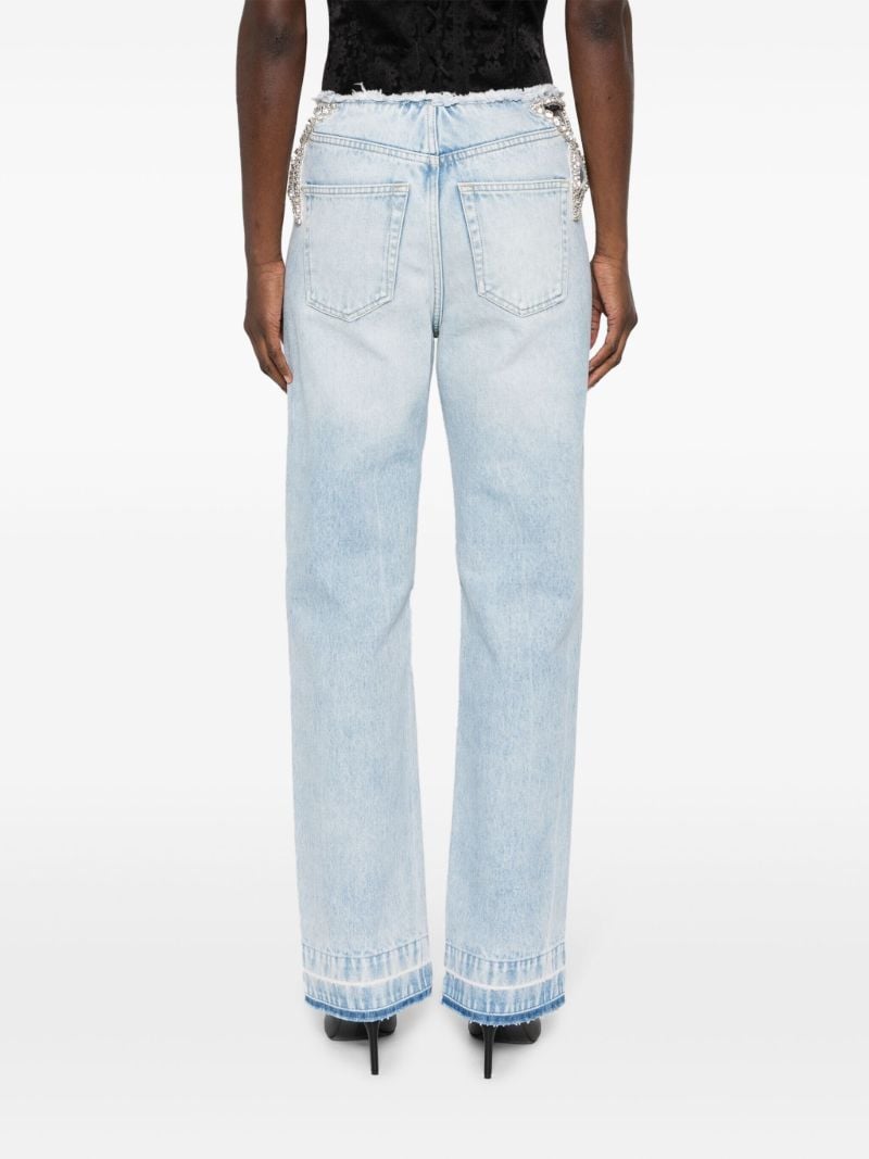 Blue Star Cut-out Jeans