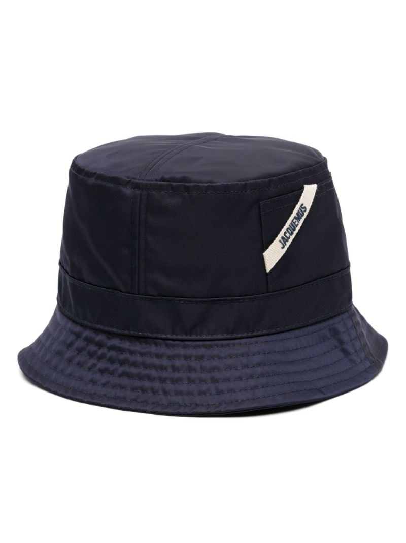 Navy Le Bob Ovalie Bucket Hat