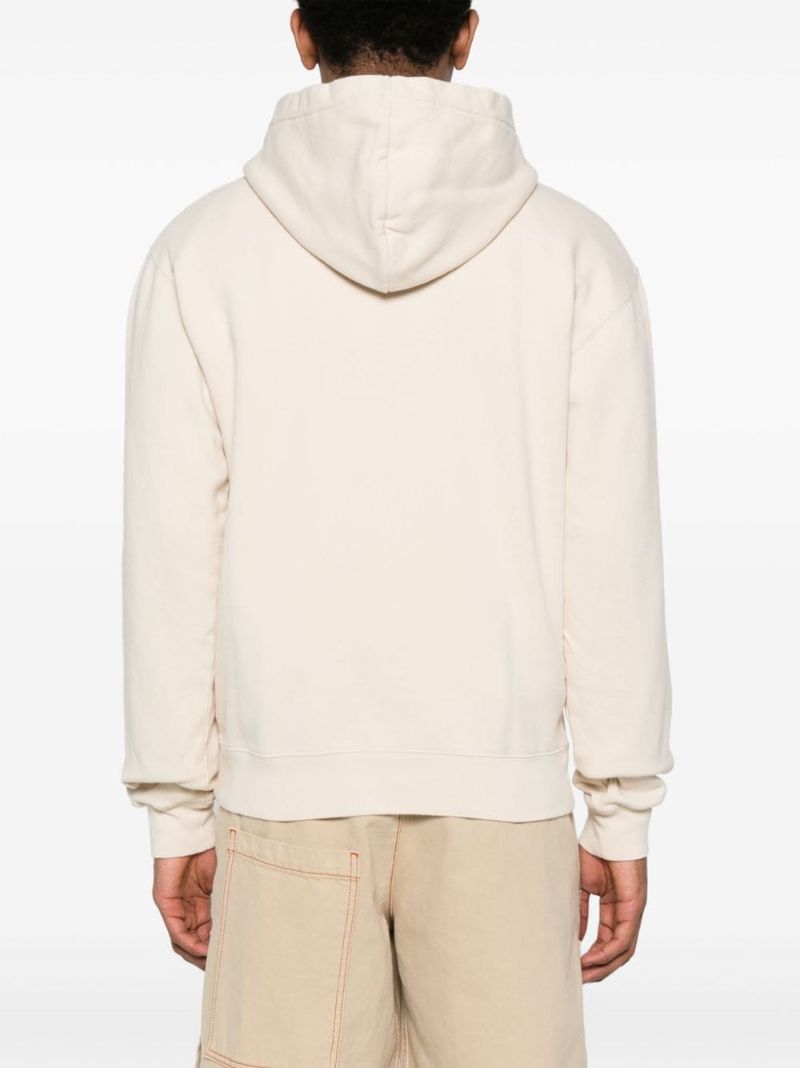 Neutral Le Hoodie Gros Grain Top