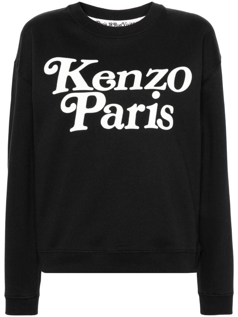 X Verdy Black Logo-print Sweatshirt