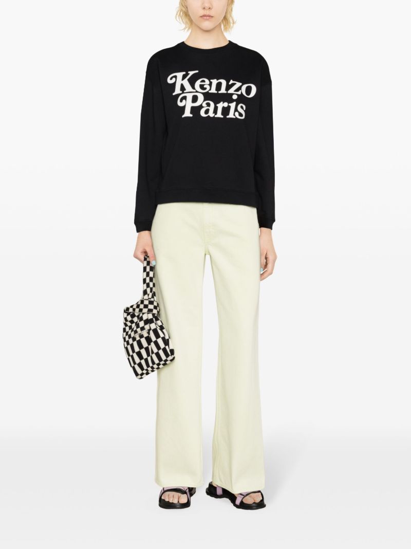 X Verdy Black Logo-print Sweatshirt