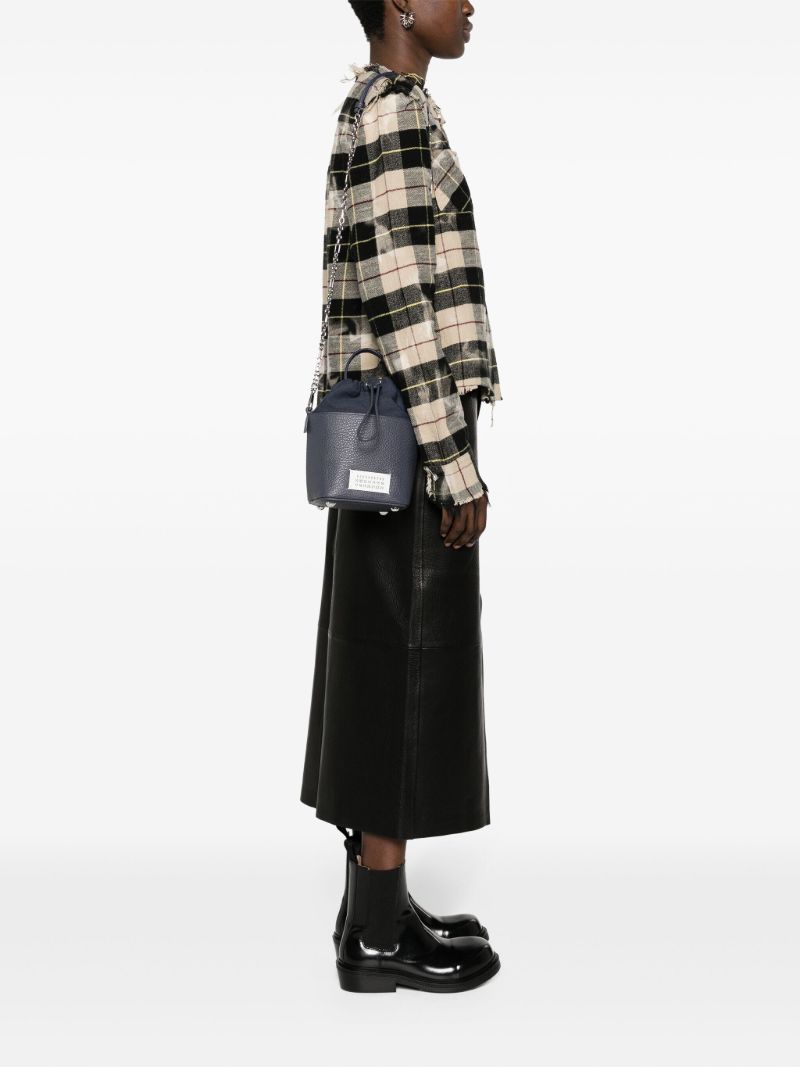 Blue 5ac Small Bucket Bag
