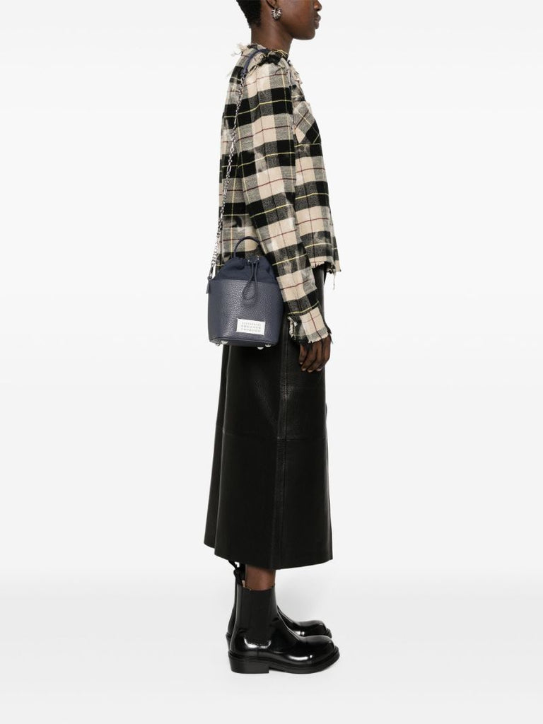 Blue 5ac Small Bucket Bag