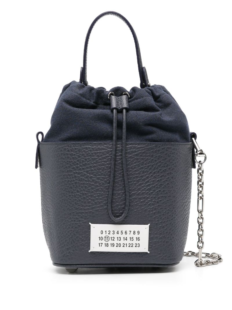 Blue 5ac Small Bucket Bag