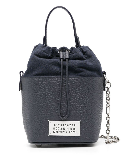 Blue 5ac Small Bucket Bag