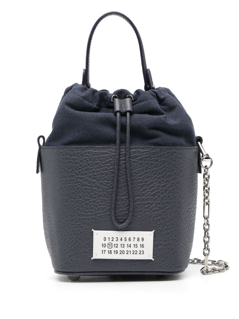 Blue 5ac Small Bucket Bag