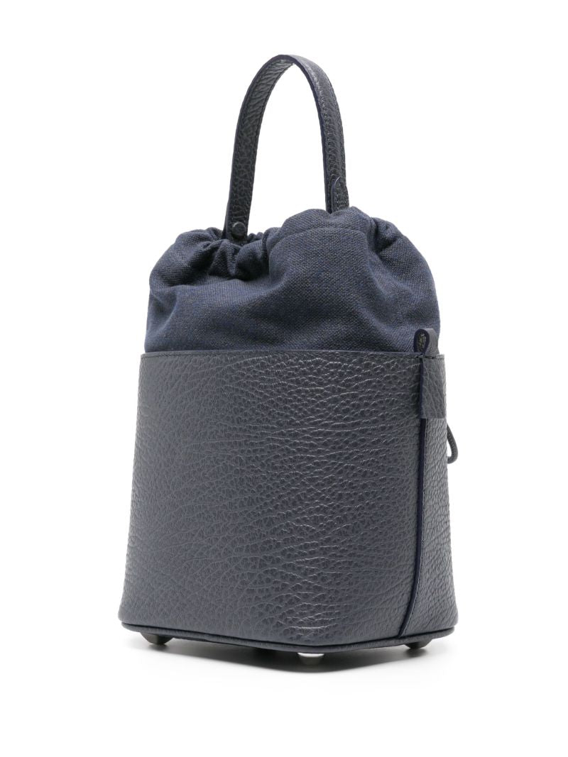 Blue 5ac Small Bucket Bag