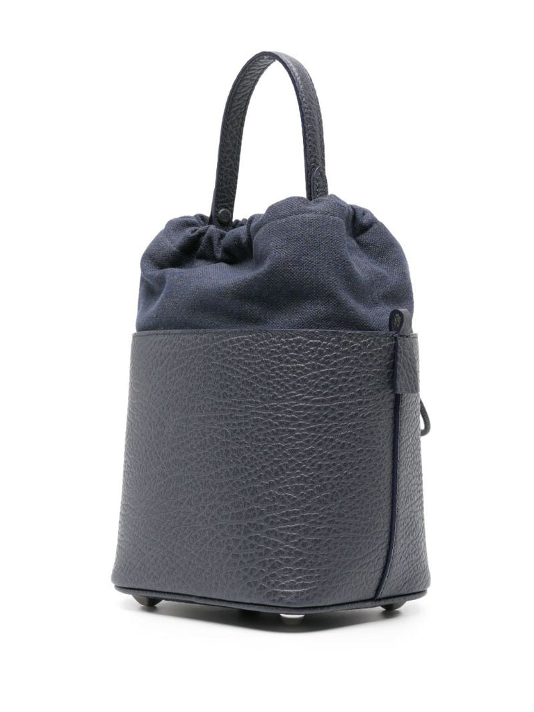 Blue 5ac Small Bucket Bag