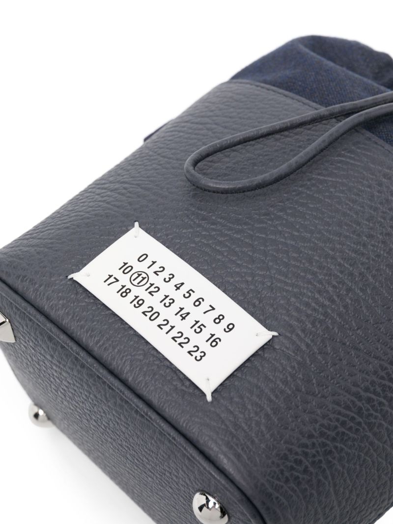 Blue 5ac Small Bucket Bag